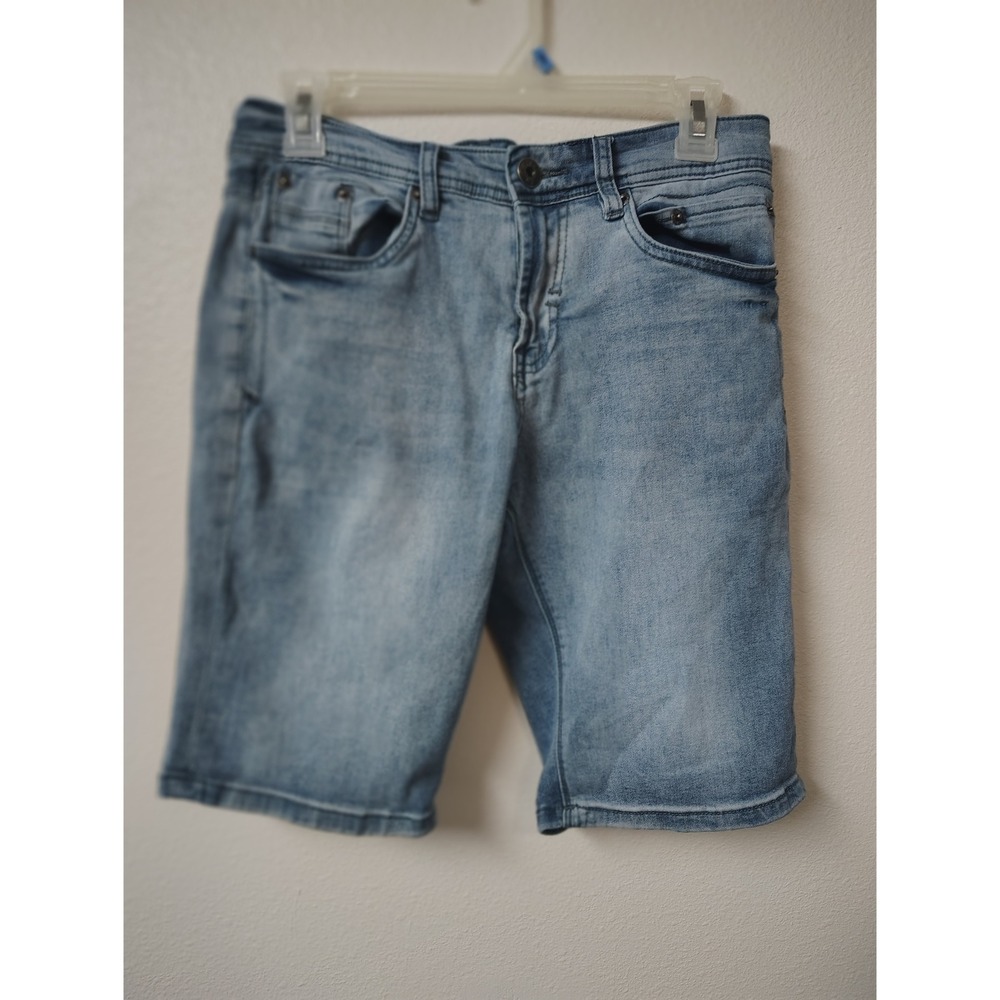 Free Planet Mens Light Wash Denim Shorts Blue Jean Size 28‎ FES9AUNB5F